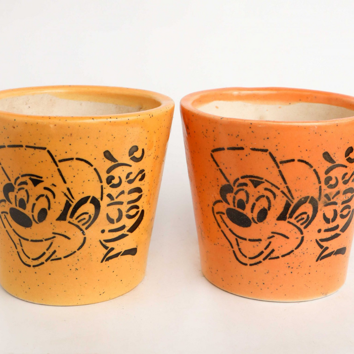 Mickey Mouse Ceramic Pot
